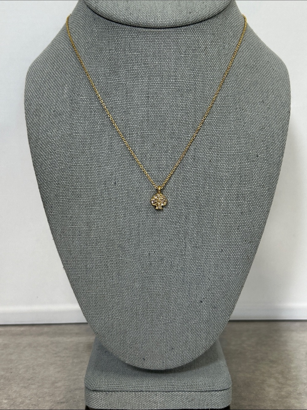 kate spade Gold Pave Spade Pendant Necklace